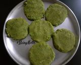 A picture of step 6 of Harabhara Tikki Burger.