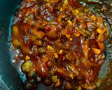 A picture of step 5 of Karela nu shak.