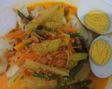 Foto langkah ke 5 dari resep Lontong sayur.