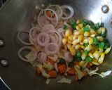 A picture of step 11 of Veg seekh kabab sizzler.