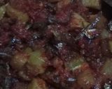 Foto langkah ke 4 dari resep Teri kentang balado.