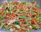 A picture of step 3 of Vegetables Roll.