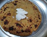 A picture of step 4 of Makki Ki Roti.