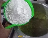 A picture of step 3 of Surti Masala khichu (Gujarati Rice Flour Khichu).
