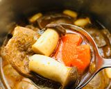 Hình bước làm 2 của món Mì bò kho chay