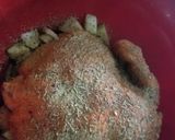 A picture of step 2 of Whole chicken in airfryer.