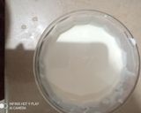 A picture of step 3 of Custard ice cream 🤤.