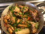 Guiso de pollo a mi estilo