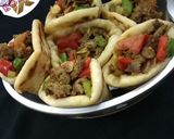 A picture of step 11 of Stuffed cones chappati.