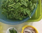 Hình bước làm 1 của món Canh cá khoai nấu tần ô