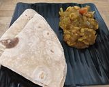 A picture of step 8 of Turai & Split Moong dal Sabji.