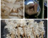 Foto langkah ke 1 dari resep Sate Jamur Tiram + bumbu kacang.