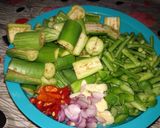 Foto langkah ke 1 dari resep Tumis ati ampela + 3 ijo.