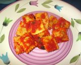 A picture of step 11 of Raviolini with Tomato Sauce.