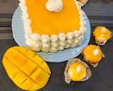 A picture of step 18 of Special Mango cake.