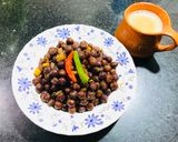चना घुघनी (chana Ghugni recipe in hindi) रेसिपी चरण 2 फोटो