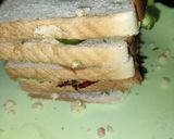 A picture of step 2 of Beetroot sandwich.