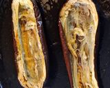 Foto del paso 1 de la receta: Berenjenas y cebollas rellenas
