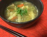A picture of step 10 of Japanese ground Daikon Radish Soup.