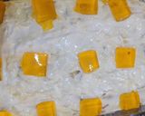 A picture of step 3 of Colourful fruit custard.