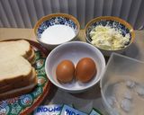 Foto langkah ke 1 dari resep Matcha Cream Toast.