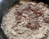 A picture of step 10 of Koli (Chicken) Saaru (runny curry)- Karnataka style.