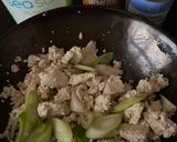 A picture of step 1 of Scrambled Tofu (eggs) on toast.