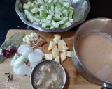 A picture of step 1 of Ridge Gourd Masala Chana Dal.