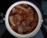 Hình bước làm 2 của món Thịt kho măng