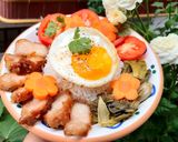 Hình bước làm 2 của món Cơm thịt chiên giòn