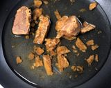 A picture of step 2 of Nolen Gurer Karachi / Bombay Halwa (Halwa made of Date Palm Jaggery - Bong style).