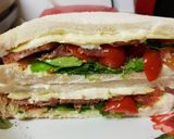 A picture of step 4 of My Bacon Cheesey Grill Sandwich. 😁.