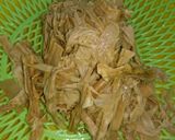 Hình bước làm 1 của món Canh măng khô chay