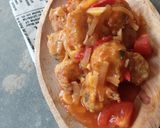 Foto langkah ke 7 dari resep Bola-Bola Tempe Pedas Manis.