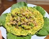 Hình bước làm 3 của món Trứng chiên cuộn rau củ (bữa tối) #eatclean