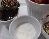 A picture of step 2 of Strawberry fun bites.