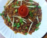 A picture of step 1 of Dry Chana Daal.