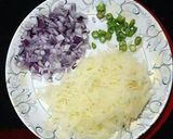 A picture of step 2 of Besan chilla.