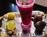 A picture of step 2 of Beetroot punch.