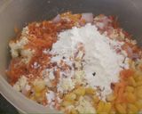 A picture of step 1 of Peppery Cheese Corn Rolls.