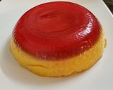 A picture of step 3 of Cherry Custard.