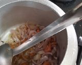 A picture of step 3 of Rice khichdi.