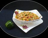 A picture of step 11 of Spicy minced meat scrambled eggs.