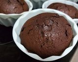 A picture of step 8 of Simple Chocolate muffins.