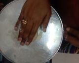 A picture of step 5 of Jowar Bhakri.