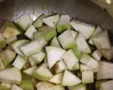 A picture of step 3 of Bottle gourd and Split Bengal Gram curry (Jain style).