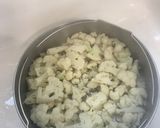 A picture of step 3 of Garlic Mashed Cauliflower.
