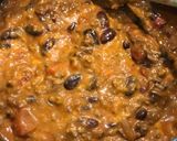 A picture of step 4 of Chilli con carne.