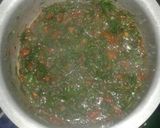 A picture of step 4 of Sukumawiki with eggs.