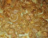 Zöldségben pácolt, zöldségen sült pecsenye recept fázis 3 fotója